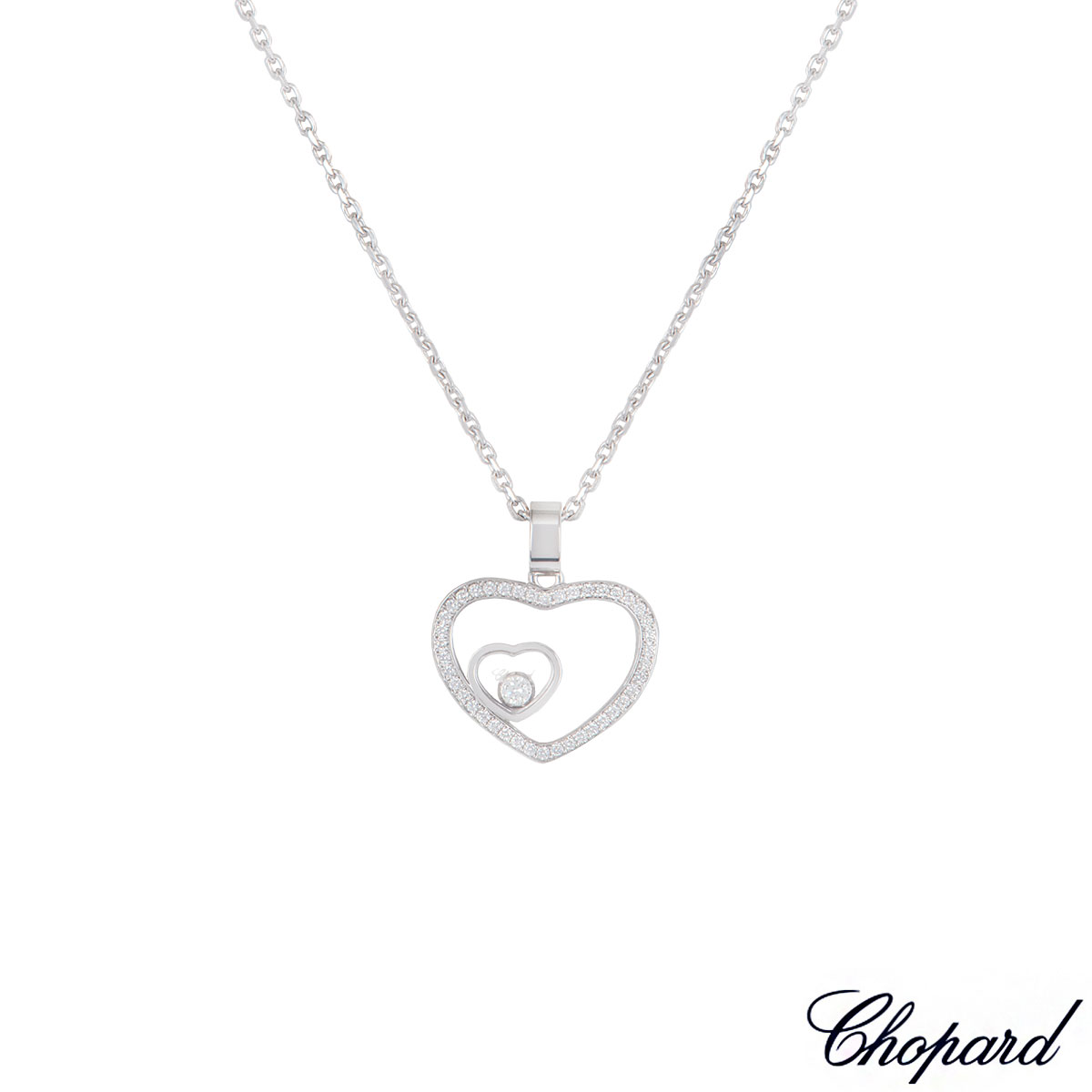 Chopard Happy Diamonds Heart Pendant Necklace